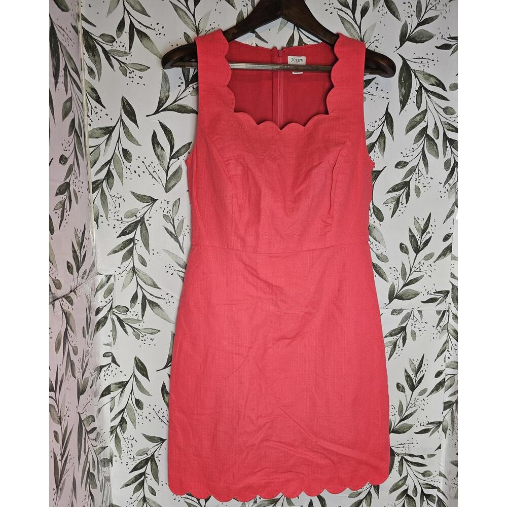 J. Crew Pink Midi Dress